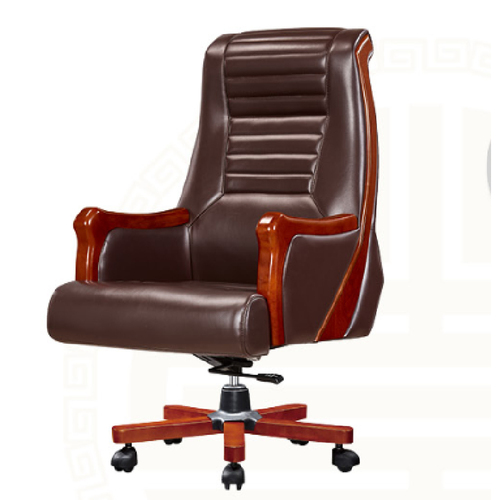 698H-HJ||木脚转椅|办公椅|班椅|老板椅|椅子